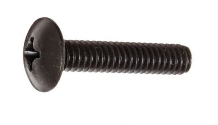 1/4-20 X 1 PHIL TRUSS M/S BLACK OXIDE &amp; WAX